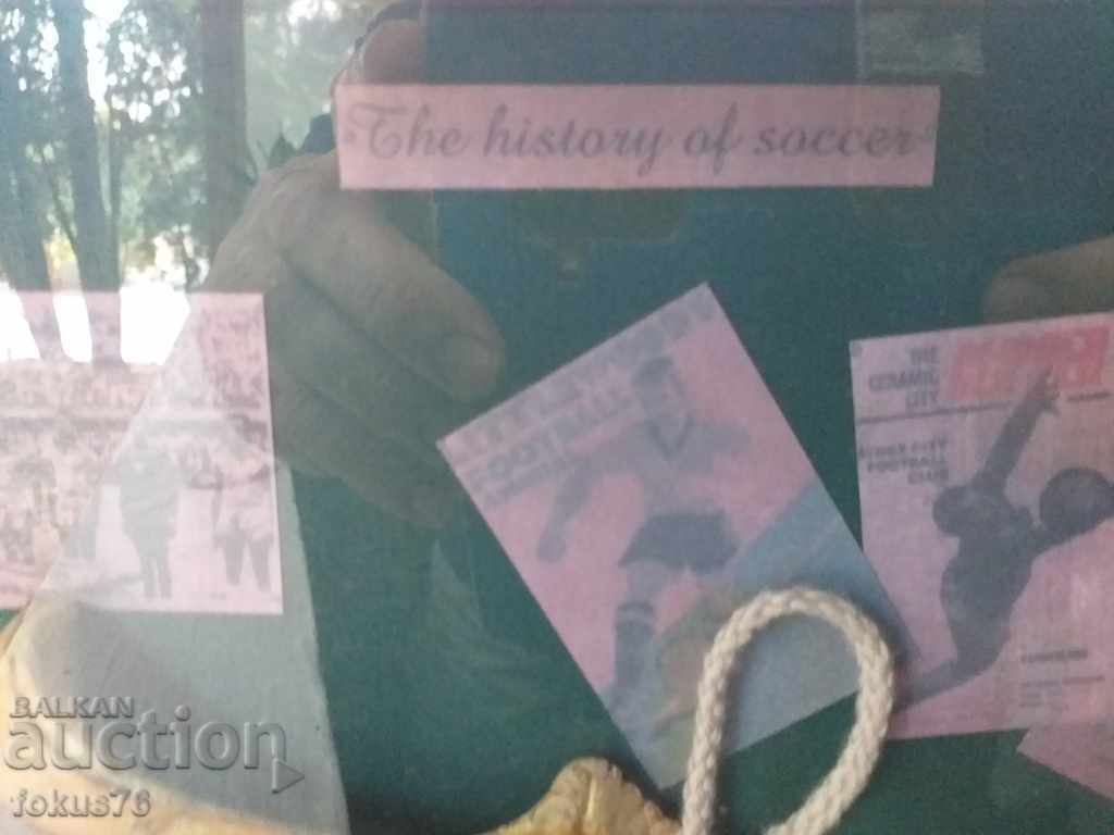 Auction  Unique football board History of football