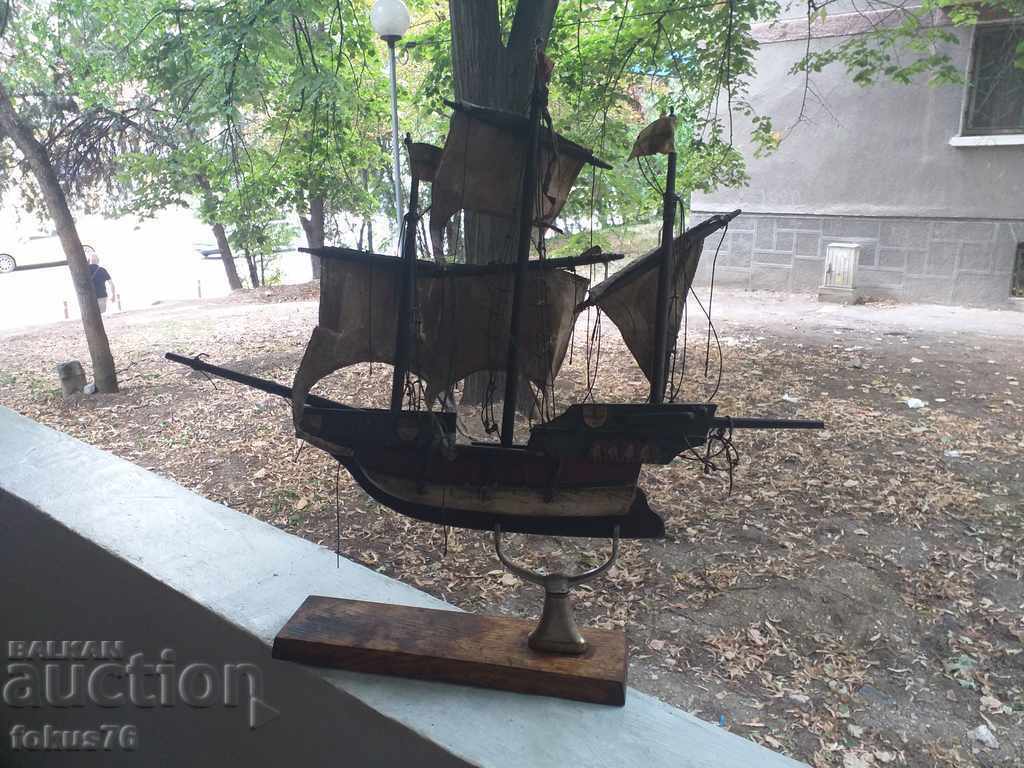 Old large wooden ship Santa Maria with leather sails - 7 Old large wooden ship Santa Maria with leather sails - 7