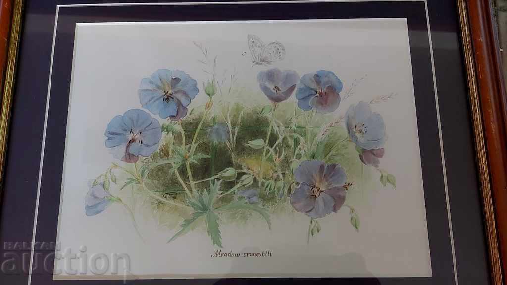 Auction OLD PAINTING WATERCOLOR FRAME Auction OLD PAINTING WATERCOLOR FRAME