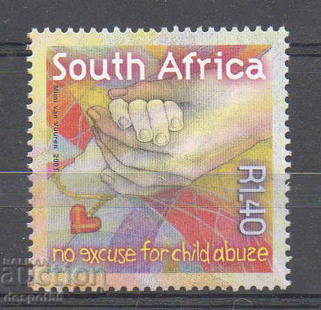 2001. Sud. Africa. Împotriva violenței împotriva copiilor - campanie.