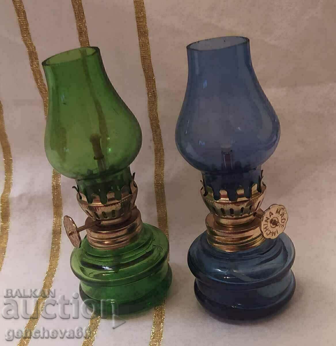 Two miniature gas lamps - 6