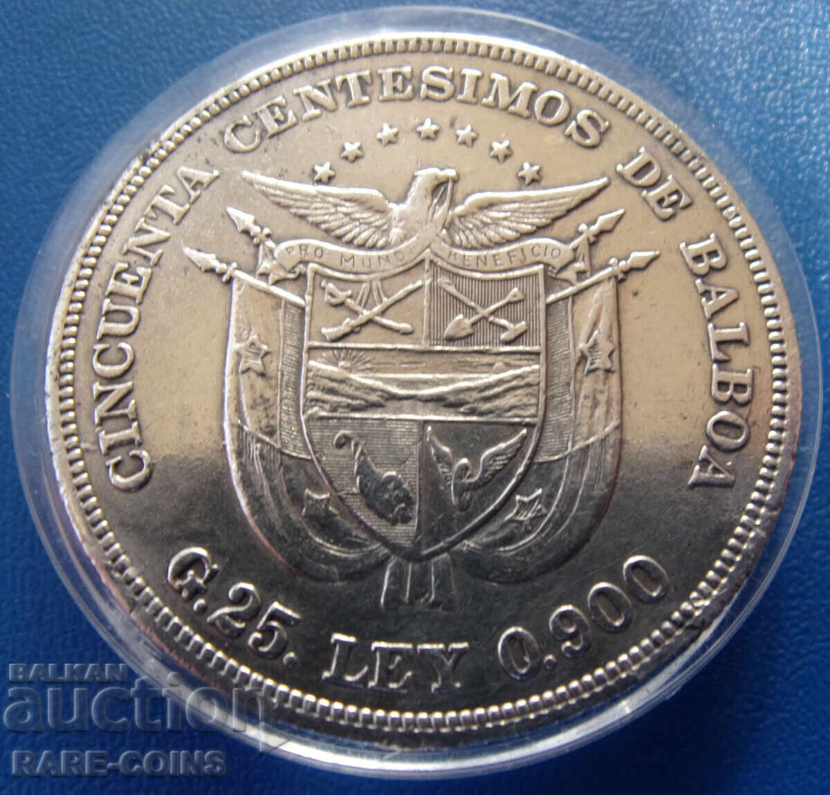 Panama ½ Balboa 1904 Very Rare Original με τιμή € 125.27 | 245.01 BGN