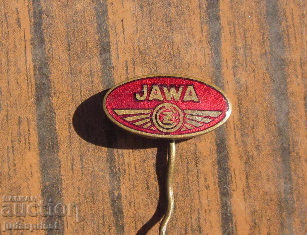 emblema vechi a emblemei insignei motocicletei motocicletelor JAWA și CZ