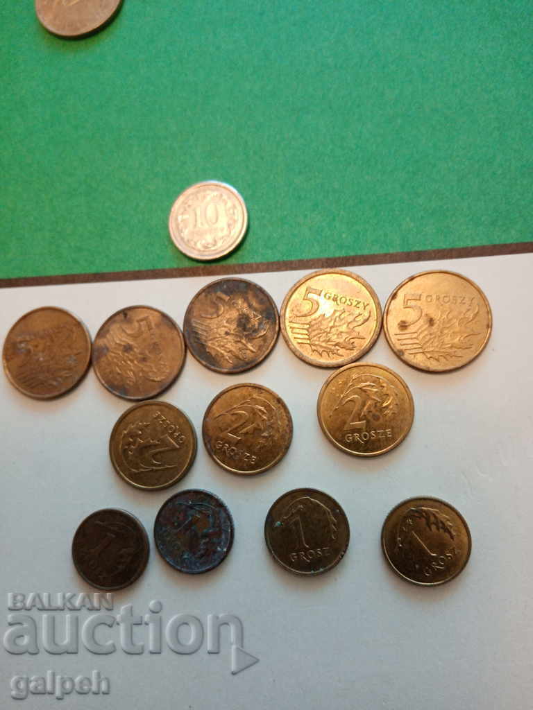 LOT OF COINS - Hungary, Poland - 30 pcs. - BGN 5 - 6 LOT OF COINS - Hungary, Poland - 30 pcs. - BGN 5 - 6