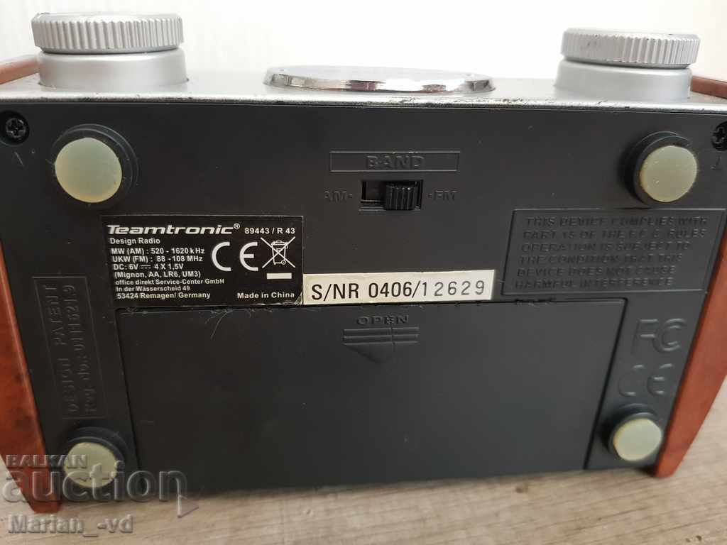 Radio Teamtronic 89443 / R43 - 5 Radio Teamtronic 89443 / R43 - 5