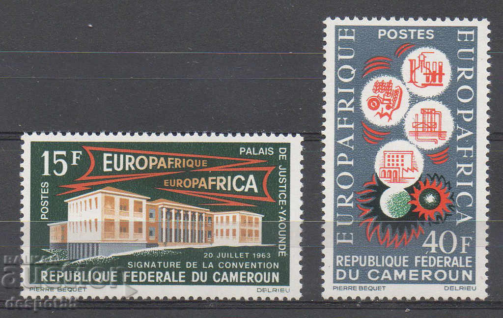 1964. Camerun. Convenția economică europeană-africană.