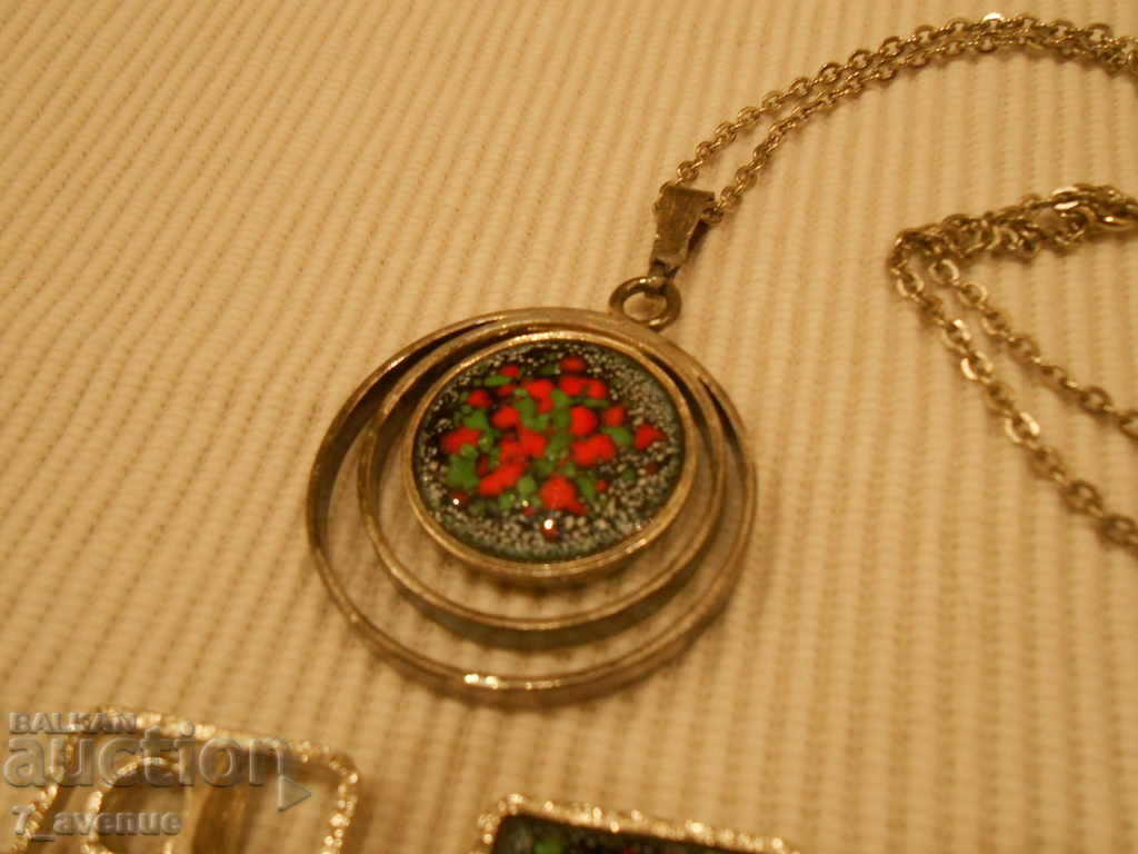 Παράδοση ΒΡΑΧΙΟΛΙ Χειροποίητο κολιέ από σμάλτο, VINTAGE 15/08/2021 Παράδοση ΒΡΑΧΙΟΛΙ Χειροποίητο κολιέ από σμάλτο, VINTAGE 15/08/2021