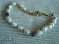 ГРИВНА  от перли, с Аметист 15.08.2021