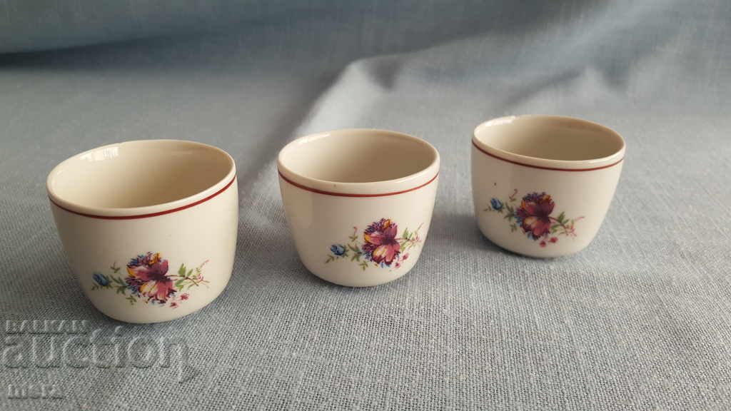 3 porcelain cups-Razgrad
