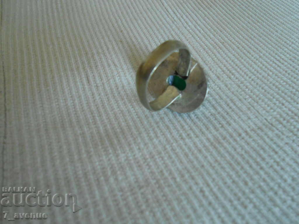 Ring with green stone VINTAGE 15.08.2021 - 5 Ring with green stone VINTAGE 15.08.2021 - 5