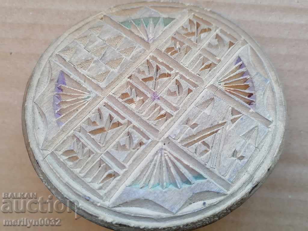 Prosphorus stamp for pita rite wooden - 5 Prosphorus stamp for pita rite wooden - 5