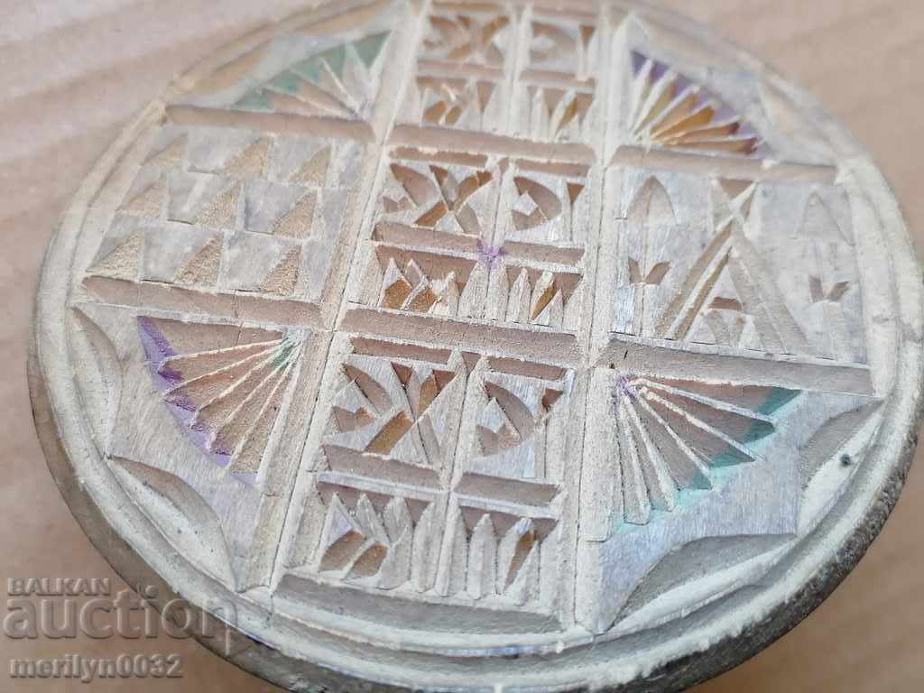 Prosphorus stamp for pita rite wooden - 6 Prosphorus stamp for pita rite wooden - 6