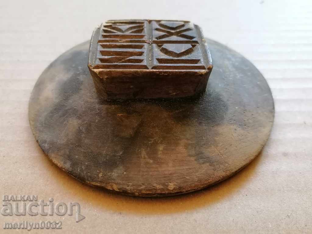 Prosphorus stamp for pita rite wooden - 5 Prosphorus stamp for pita rite wooden - 5