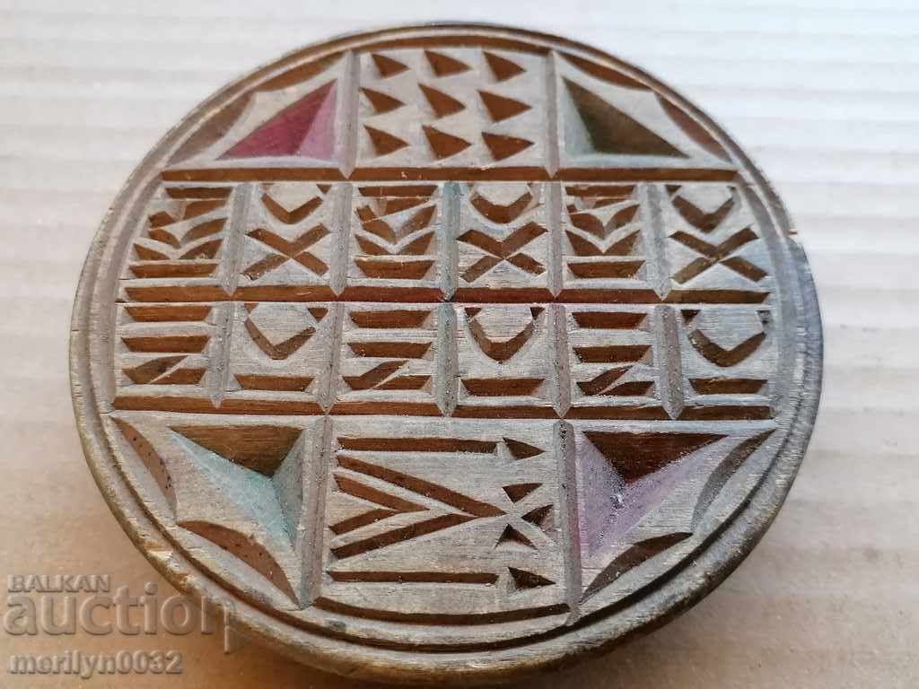 Prosphorus stamp for pita rite wooden - 7 Prosphorus stamp for pita rite wooden - 7
