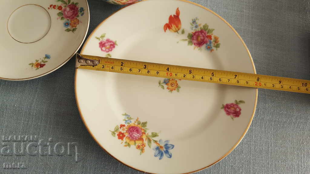 Porcelain triple set - Bavaria - 6 Porcelain triple set - Bavaria - 6