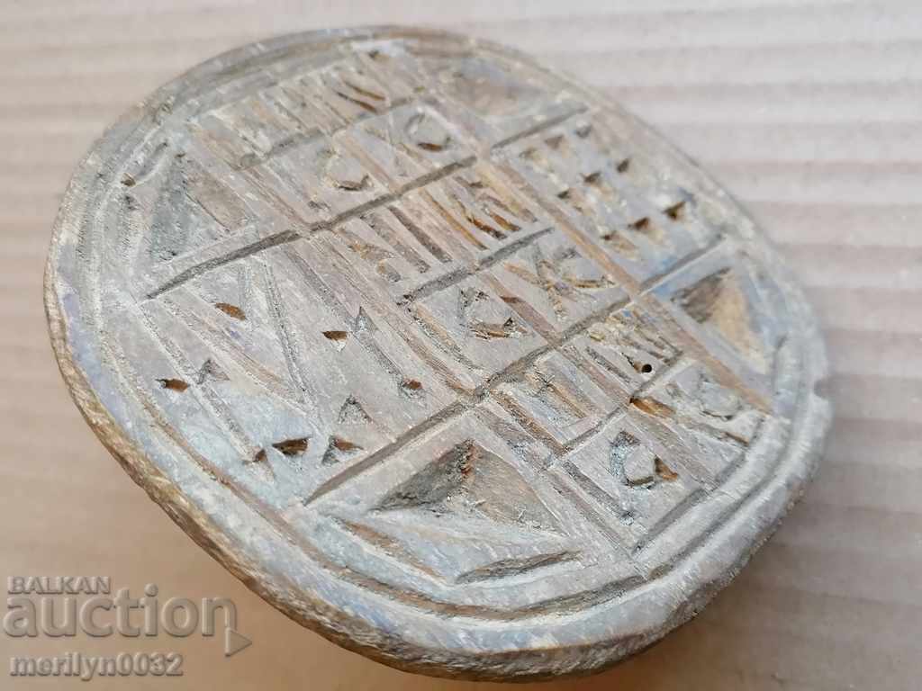 Prosphorus stamp for pita rite wooden - 5