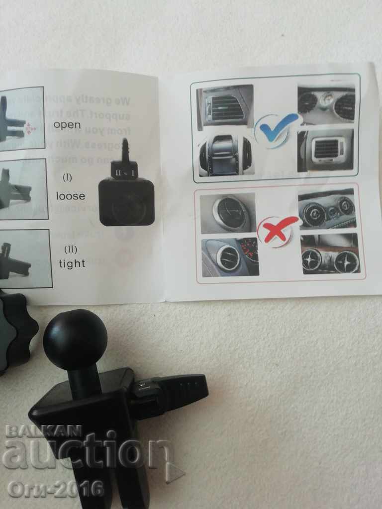 Suport telefon cu clemă pentru montare într-o mașină ventilată - 6 Suport telefon cu clemă pentru montare într-o mașină ventilată - 6