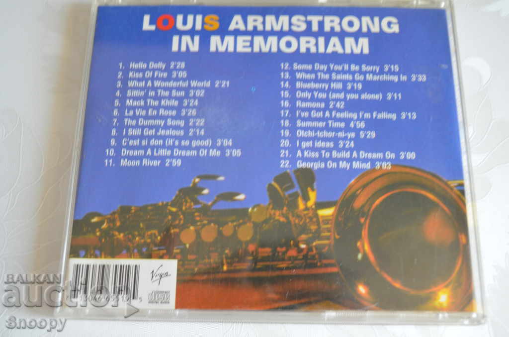Παράδοση CD: Louis Armstrong In Memoriam (Δίσκος CD)