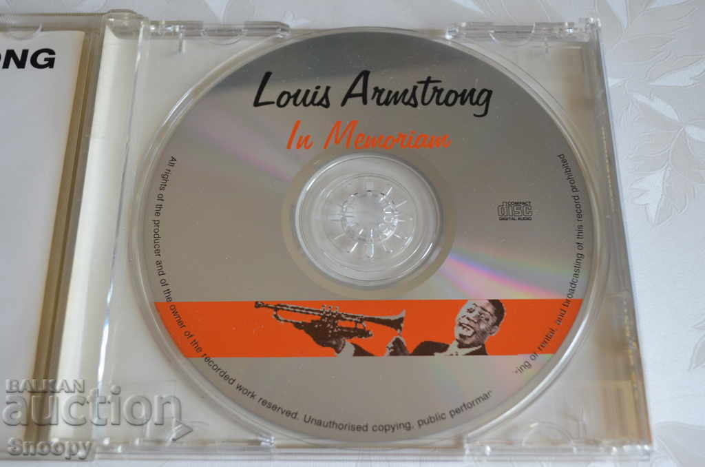 CD: Louis Armstrong In Memoriam (Δίσκος CD)