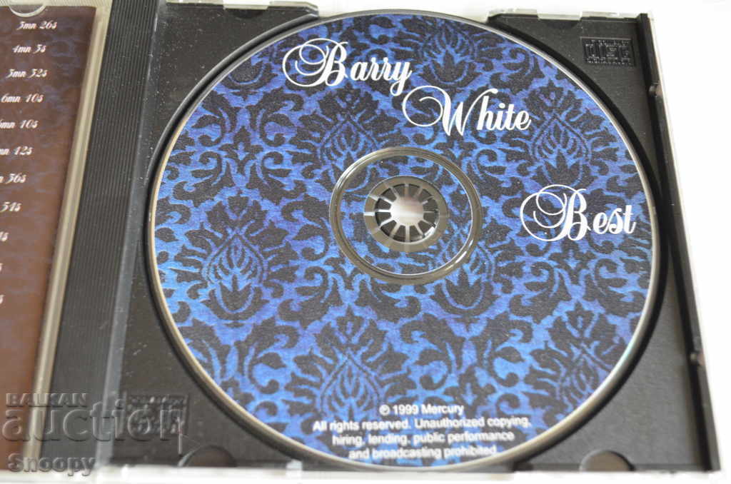 CD: Barry White Best '99