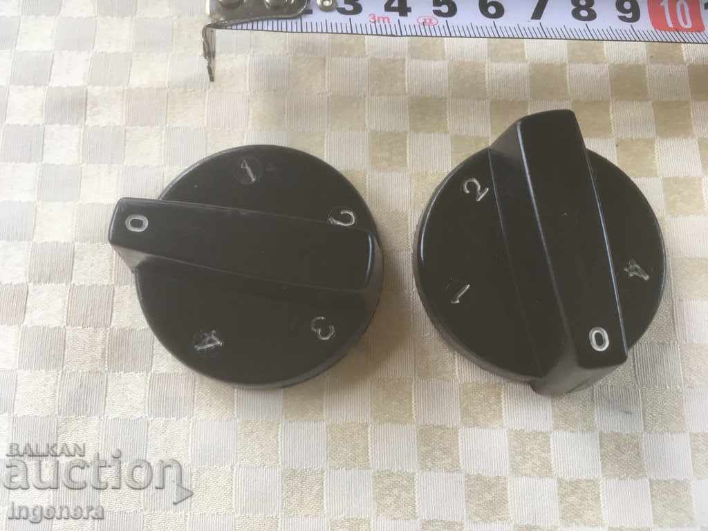 HANDLE BUCKELITE BUTTON-2 PCS FOR STOVE BOILER AND OTHER THERMOREGULATO
