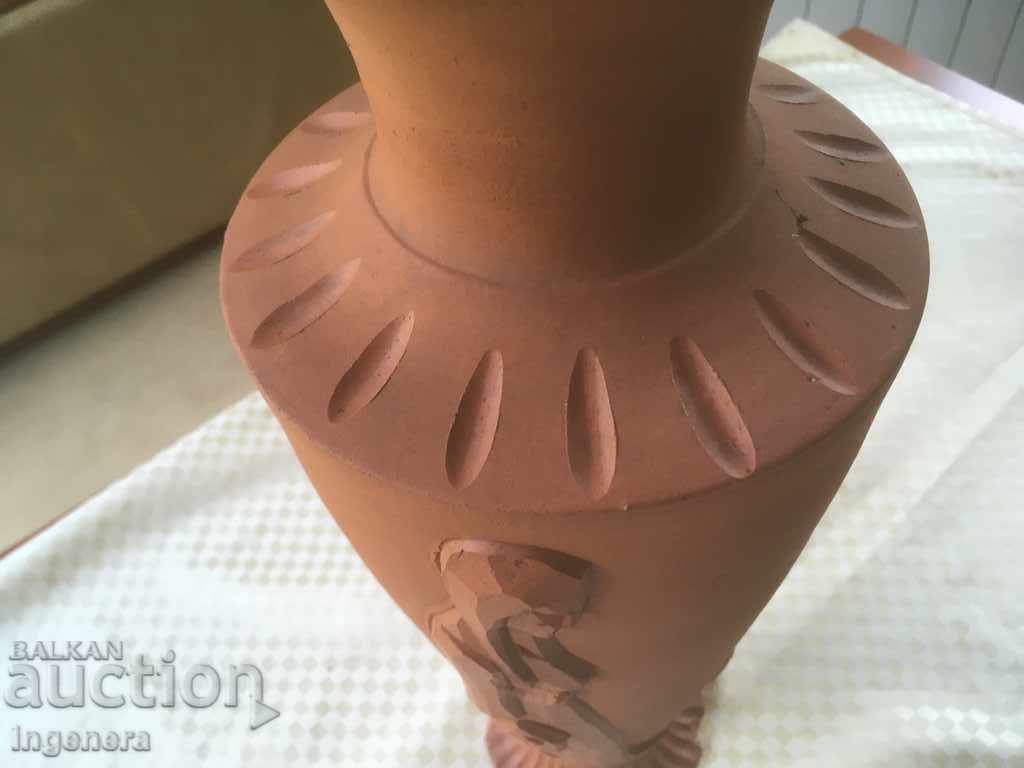 Auction CERAMIC VASE FOR 70 YEARS - MASTER VASIL PAVLOV-TETEVEN Auction CERAMIC VASE FOR 70 YEARS - MASTER VASIL PAVLOV-TETEVEN