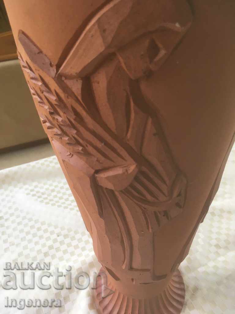 CERAMIC VASE FOR 70 YEARS - MASTER VASIL PAVLOV-TETEVEN - 5 CERAMIC VASE FOR 70 YEARS - MASTER VASIL PAVLOV-TETEVEN - 5