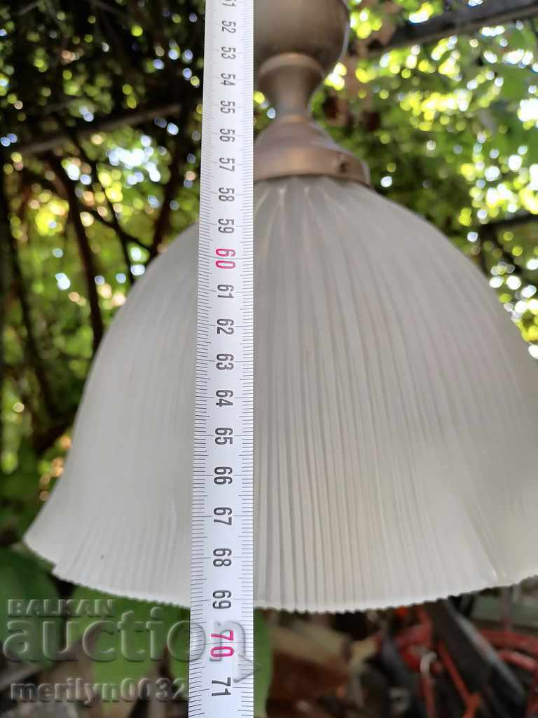 Auction Old electric chandelier, lantern lamp, lampshade Auction Old electric chandelier, lantern lamp, lampshade