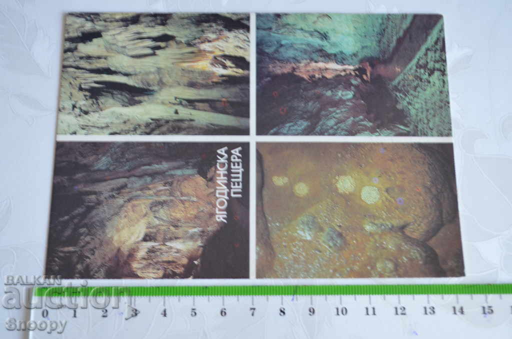 Postcard: Jagodina cave combined with price 0.60 BGN | € 0.31 Postcard: Jagodina cave combined with price 0.60 BGN | € 0.31
