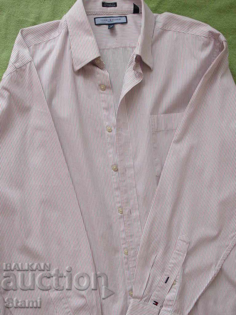 Κλασικό ανδρικό πουκάμισο Tommy Hilfiger μεγέθους 42