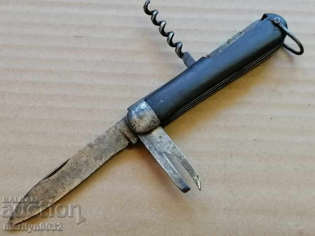 Leg opener for cans corkscrew knife knife Ts-vo Bulgaria