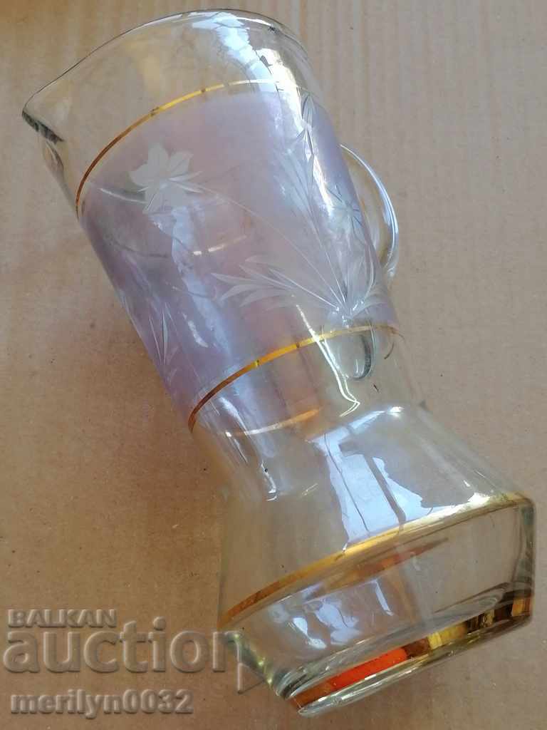 Old crystal jug with engravings - 6 Old crystal jug with engravings - 6