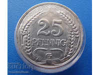 Germany Wilhelm II 1888-1918 25 Pfennig 1909 G Rare
