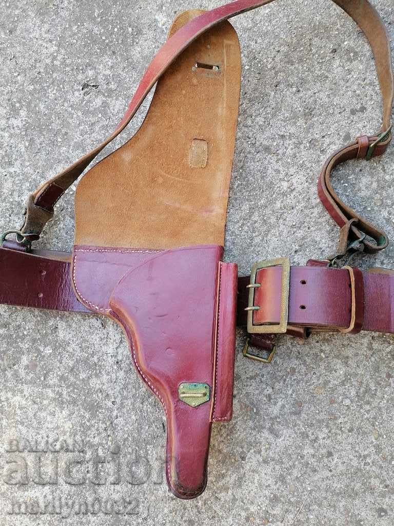 WW2 Imperial Officers Combat Belt Luger P-08 Pistol Holster - 5 WW2 Imperial Officers Combat Belt Luger P-08 Pistol Holster - 5