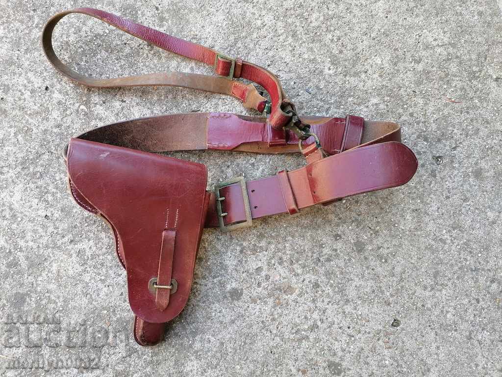 WW2 Imperial Officers Combat Belt Luger P-08 Pistol Holster - 7 WW2 Imperial Officers Combat Belt Luger P-08 Pistol Holster - 7