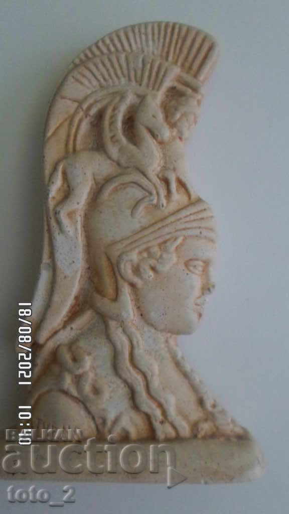 CERAMIC SOUVENIR FROM GREECE / MAGNET /