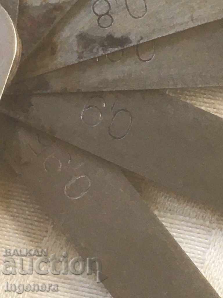CALIBRU DE GROSIME (LERĂ) DE LA 0.55 LA 1 MM URSS INSTRUMENT DE CALITATE MARCAT - 5 CALIBRU DE GROSIME (LERĂ) DE LA 0.55 LA 1 MM URSS INSTRUMENT DE CALITATE MARCAT - 5