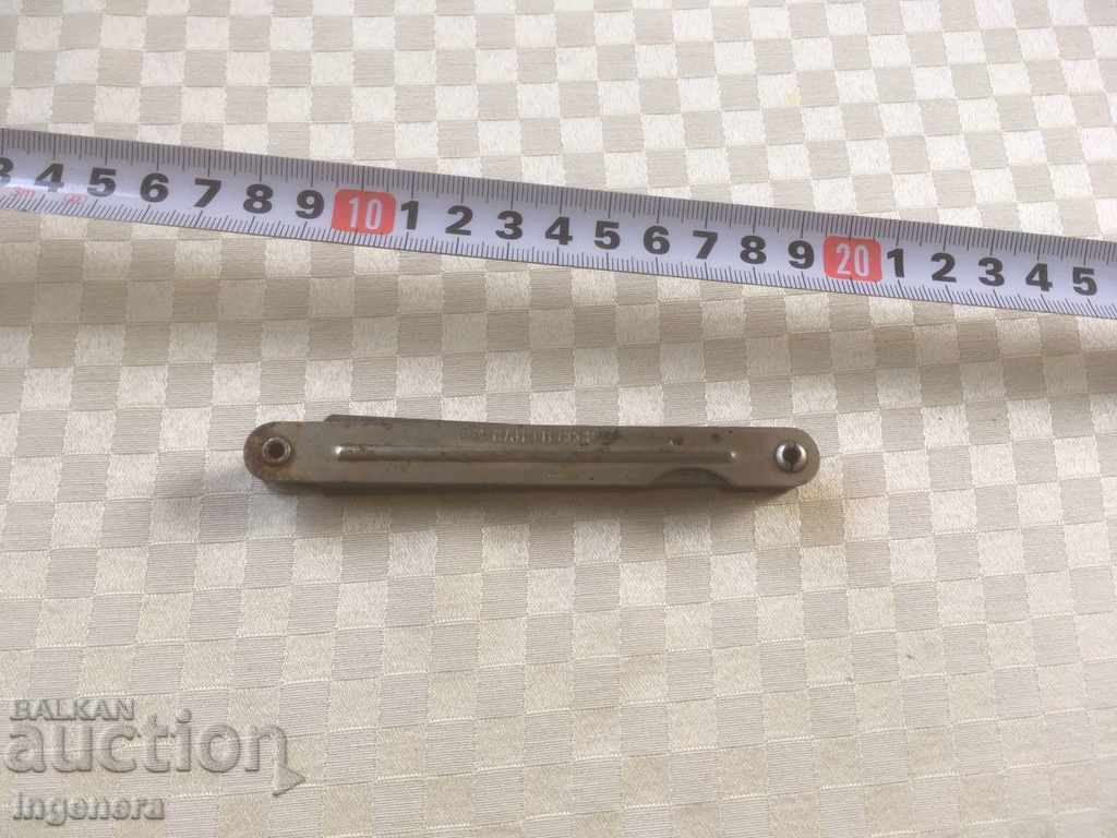 CALIBRU DE GROSIME (LERĂ) DE LA 0.55 LA 1 MM URSS INSTRUMENT DE CALITATE MARCAT - 6 CALIBRU DE GROSIME (LERĂ) DE LA 0.55 LA 1 MM URSS INSTRUMENT DE CALITATE MARCAT - 6
