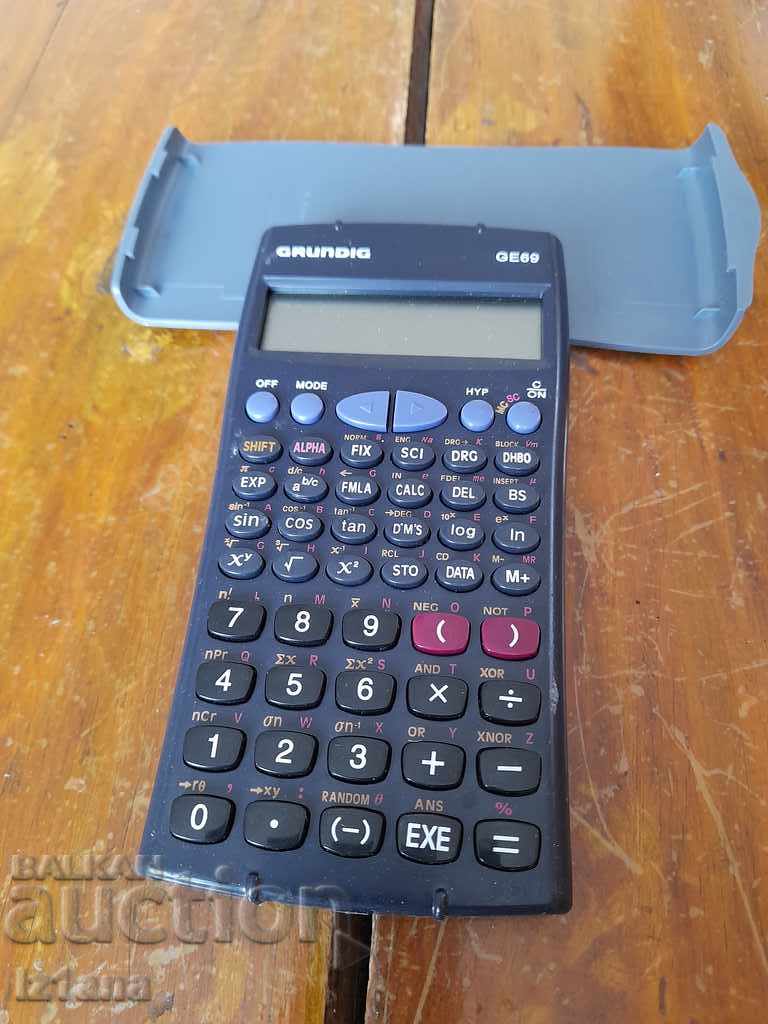 Auction Old Grundig GE69 calculator Auction Old Grundig GE69 calculator