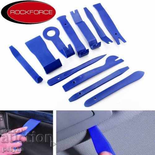 Tools for dismantling car interior 11 parts RockForce with price 26.50 BGN | € 13.55 Tools for dismantling car interior 11 parts RockForce with price 26.50 BGN | € 13.55
