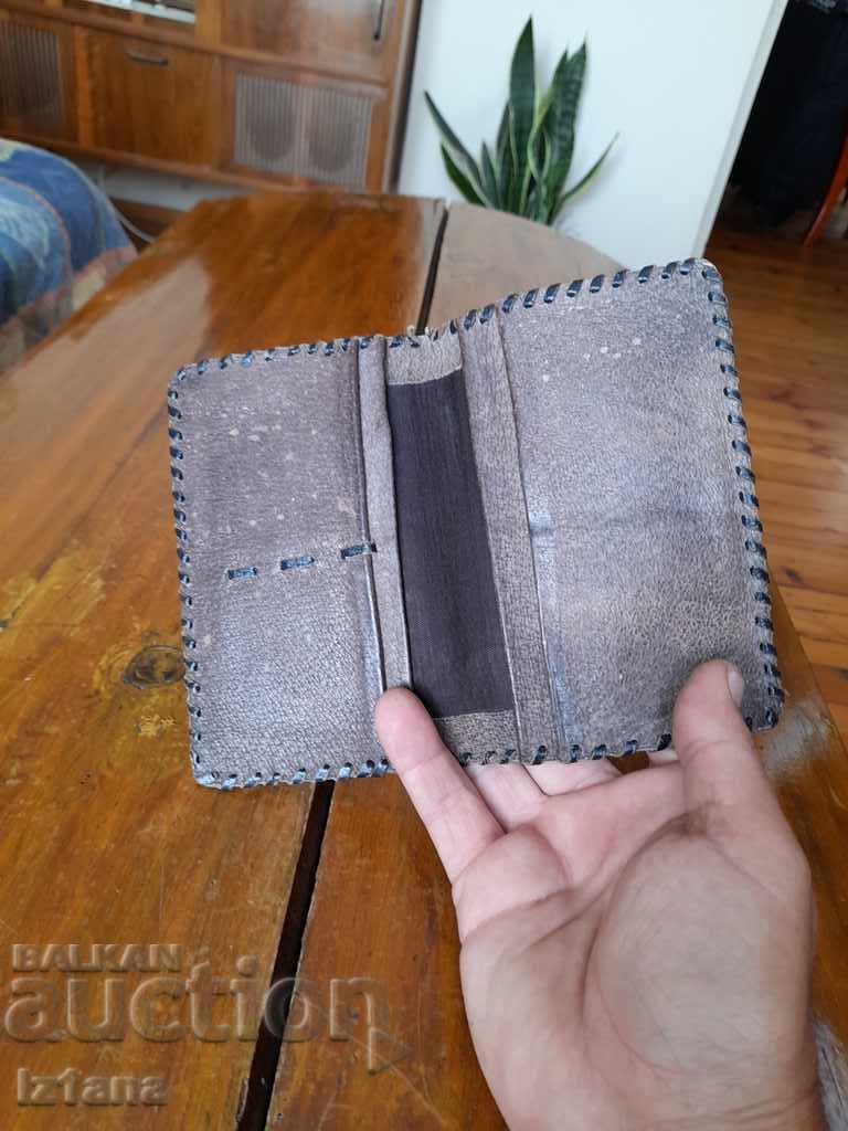 Licitație Portofel din piele vechi, portofel Licitație Portofel din piele vechi, portofel