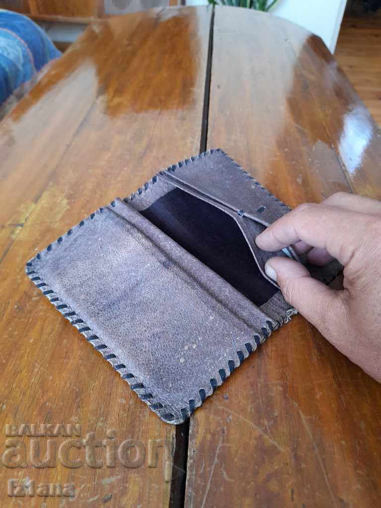 Portofel din piele vechi, portofel - 5 Portofel din piele vechi, portofel - 5