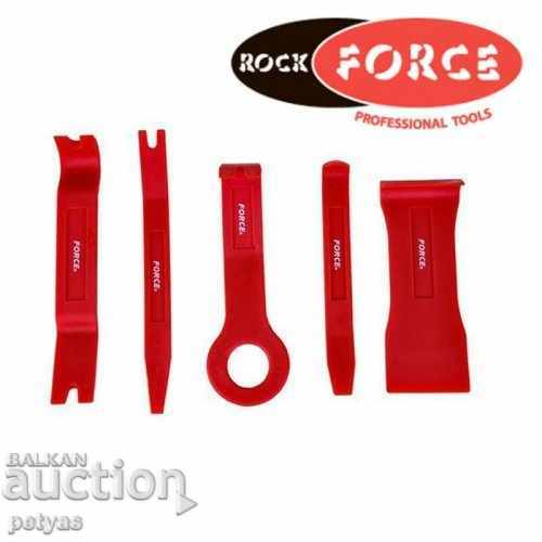Tools for dismantling car interior 5 parts Rock Force