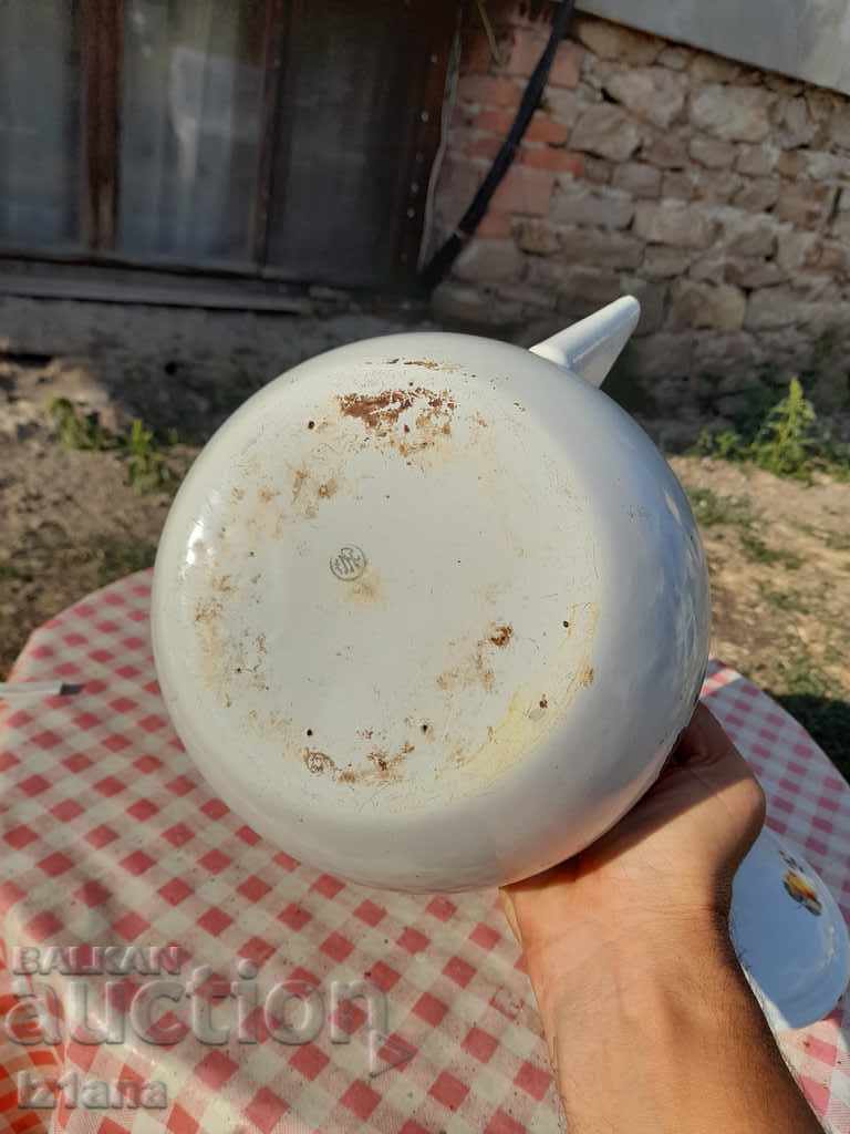 Old enamel teapot - 6 Old enamel teapot - 6