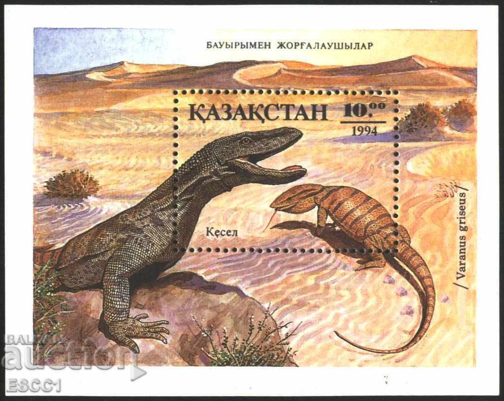 Pure block Reptile Fauna 1994 from Kazakhstan