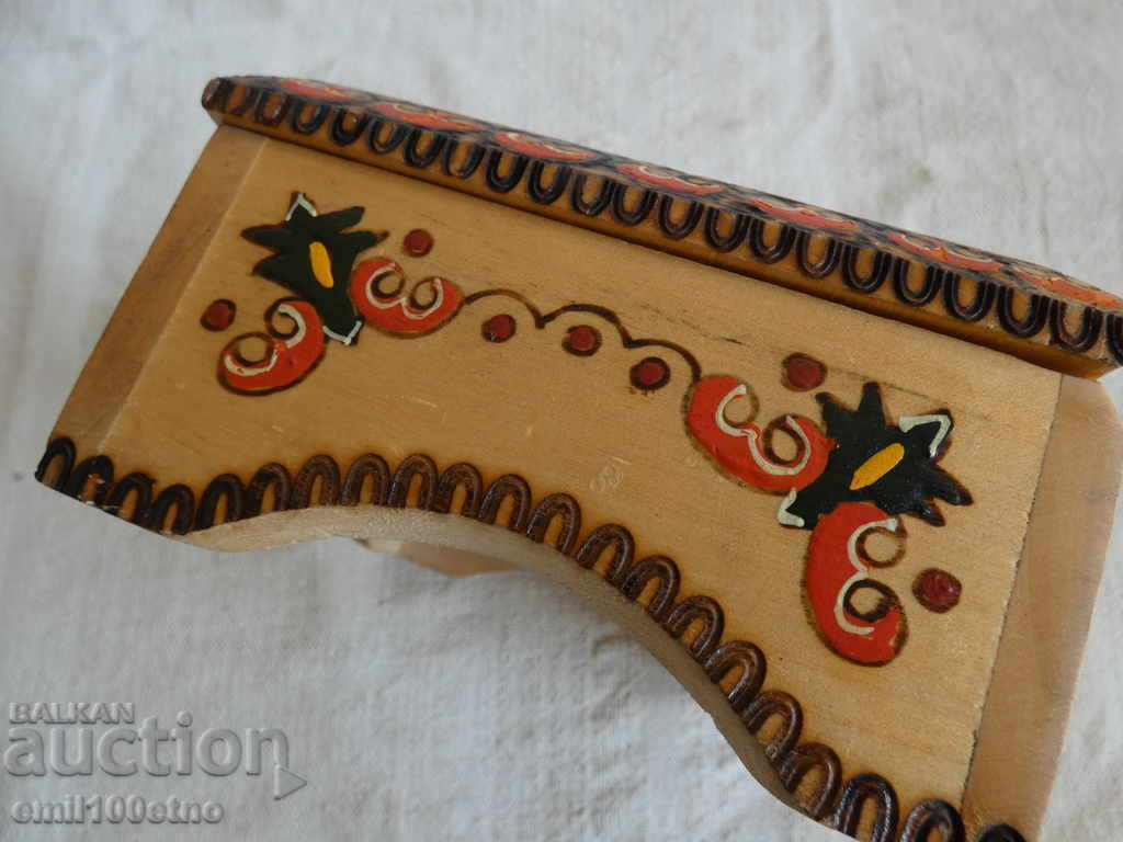 Bulgarian Football Federation BFF wooden box pyrographed - 6 Bulgarian Football Federation BFF wooden box pyrographed - 6