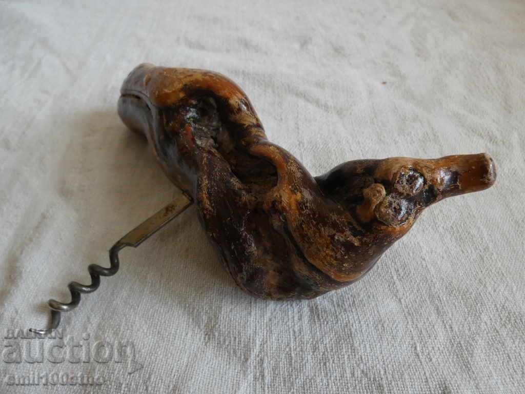 Corkscrew wood Laurent Siret rochefort France France with price 9.00 BGN | € 4.60