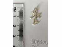 New silver angel pendant