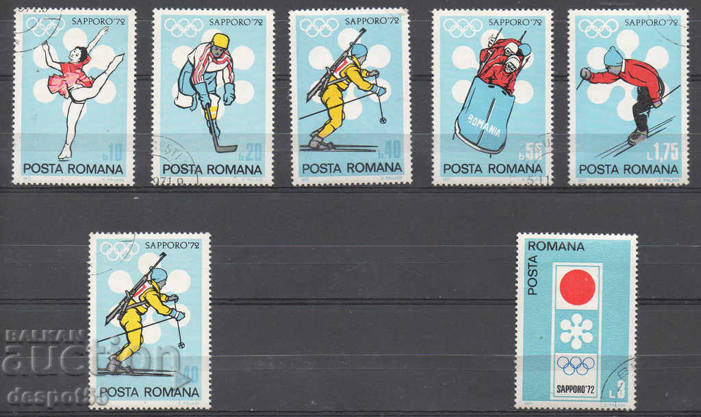 1971. Ρουμανία. Χειμερινοί Ολυμπιακοί Αγώνες - Σαπόρο 1972, Ιαπωνία.