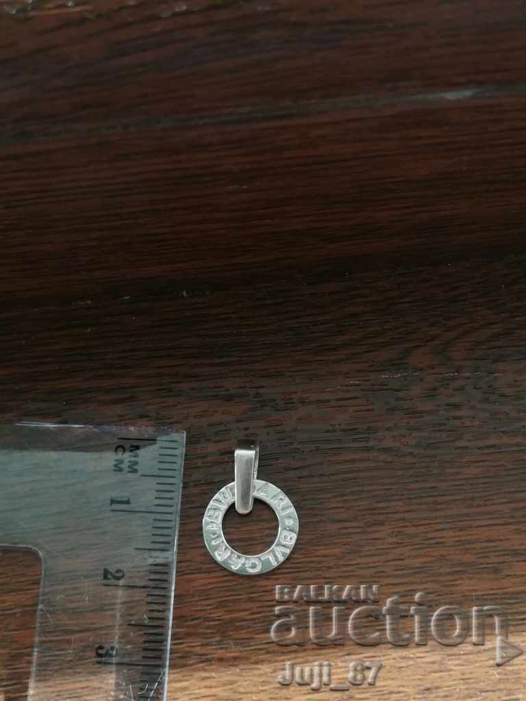 New silver pendant Bulgari
